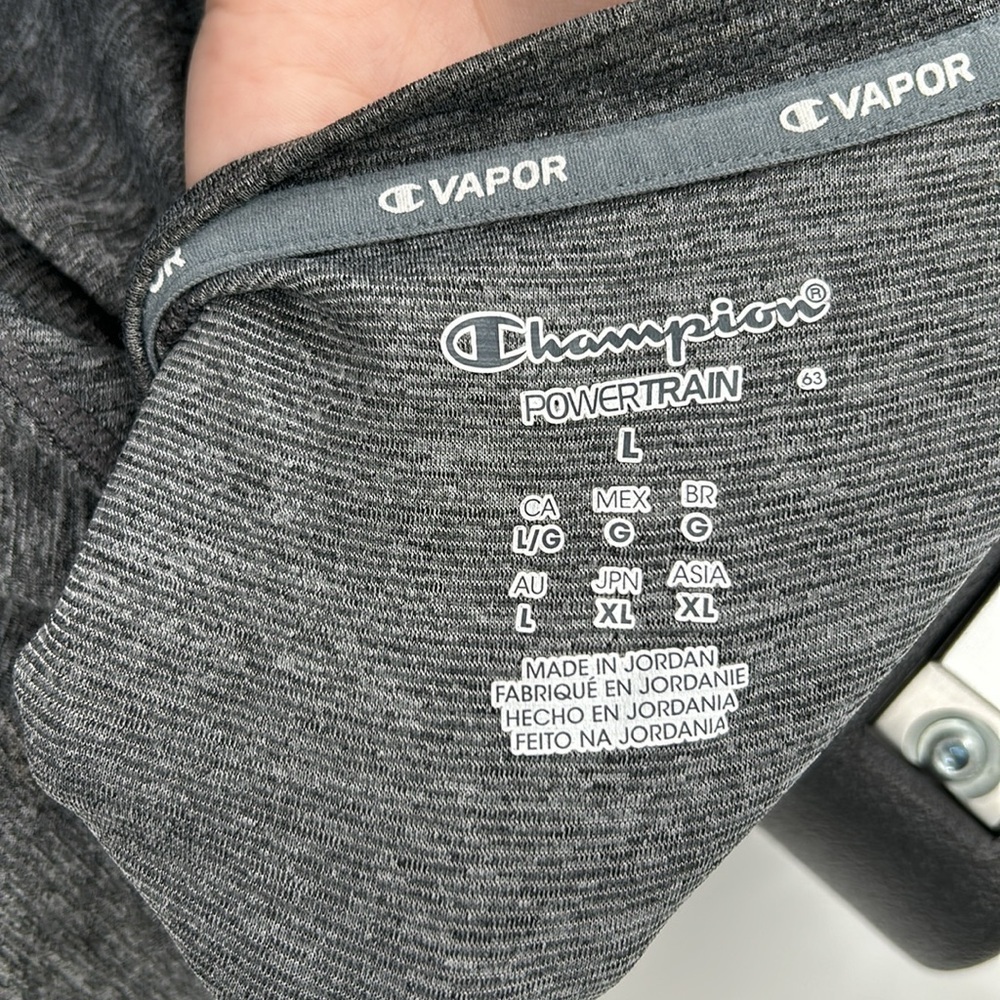 Champion Vapor Powertrain Men's Athletic Tee Size Large - Picture 5 of 5